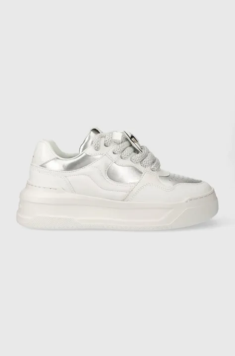 Δερμάτινα αθλητικά παπούτσια Karl Lagerfeld KREW MAX χρώμα: άσπρο, KL63324