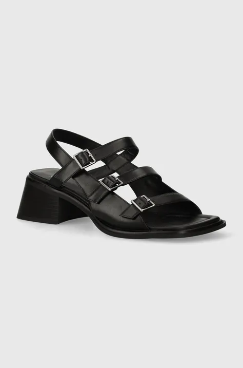 Usnjeni sandali Vagabond Shoemakers INES črna barva, 5711-001-20