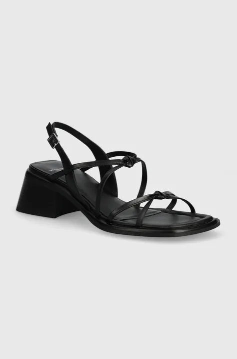 Usnjeni sandali Vagabond Shoemakers INES črna barva, 5711-101-20