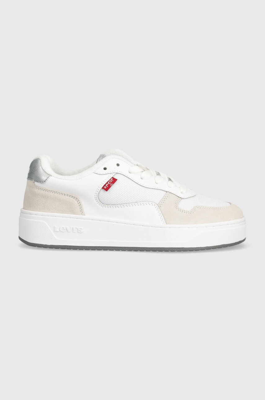 Levi's sneakers GLIDE S culoarea alb, 235201.51