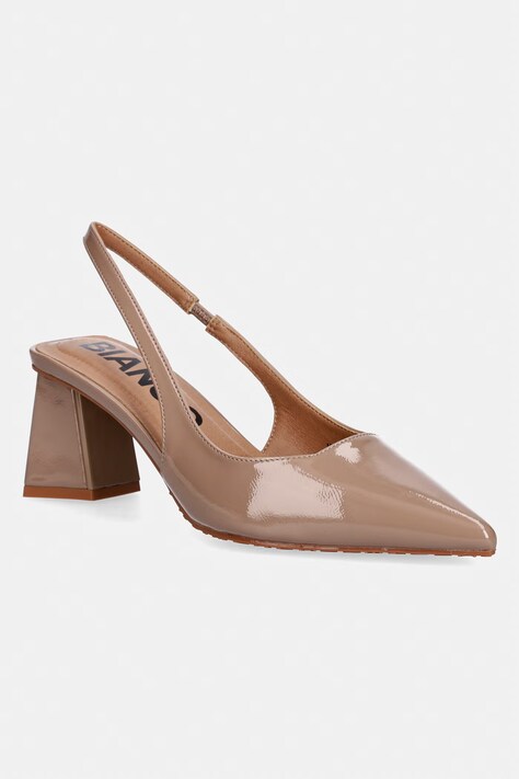 Salonke Bianco BIAMARALYN boja: bež, s debelom potpeticom, s otvorenom petom, 11240941