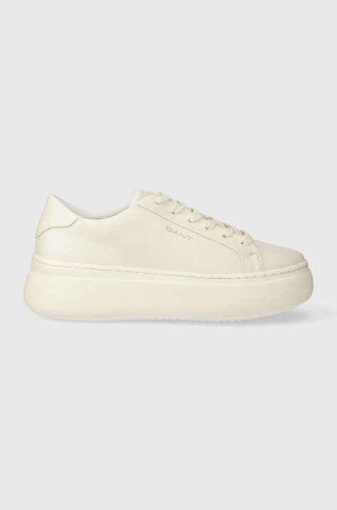 Kožené sneakers boty Gant Jennise bílá barva, 28531491.G29