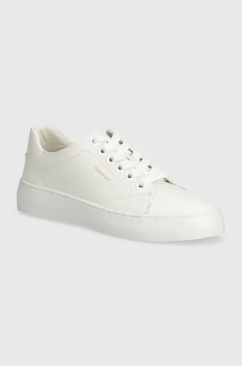 Kožené sneakers boty Gant Lawill bílá barva, 28531564.G29