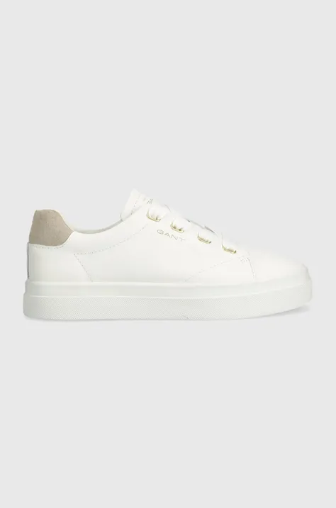 Δερμάτινα αθλητικά παπούτσια Gant Avona χρώμα: άσπρο, 28531569.G29