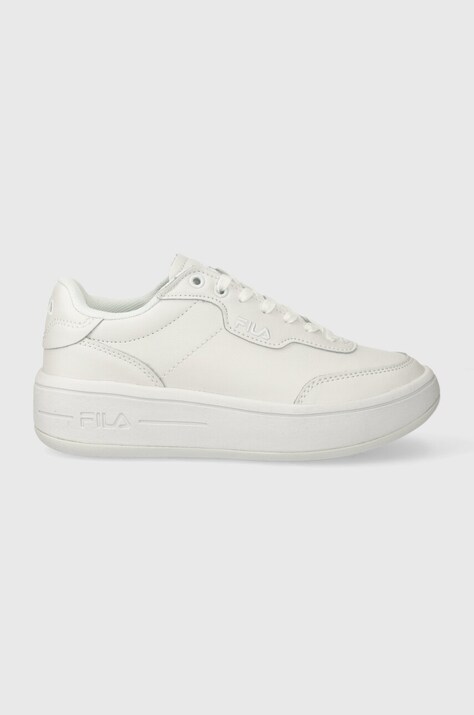 Kožené tenisky Fila PREMIUM bílá barva, FFW0337