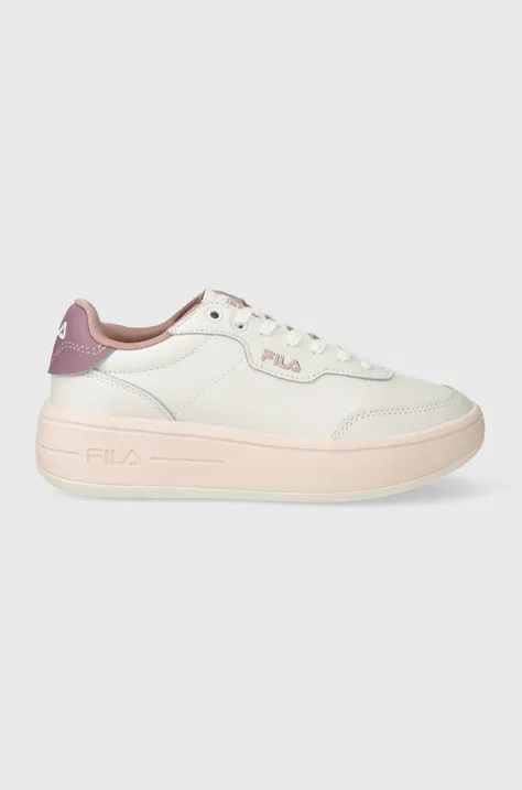 Kožené sneakers boty Fila PREMIUM růžová barva, FFW0337