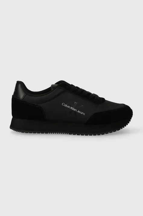 Calvin Klein Jeans sneakersy RETRO RUNNER LOW LACE NY ML kolor czarny YW0YW01326