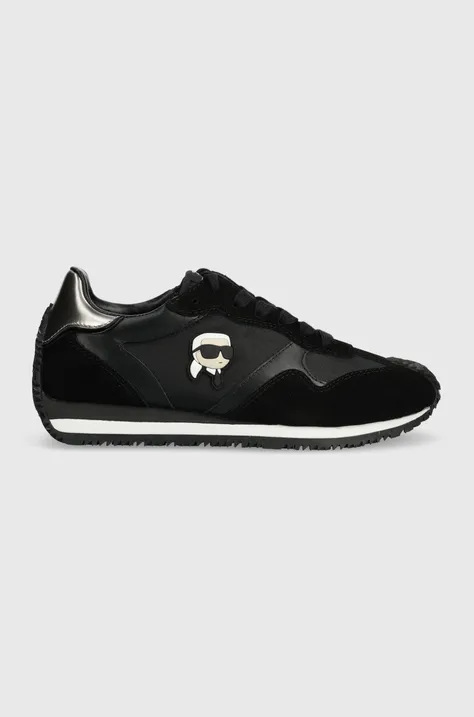 Sneakers boty Karl Lagerfeld VELOCETTE černá barva, KL63930N