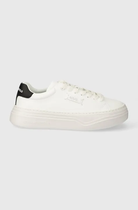 Karl Lagerfeld sneakers KONVERT culoarea alb, KL63420