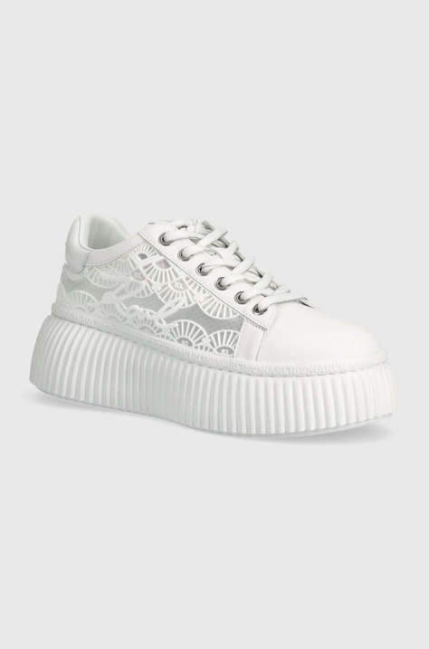 Karl Lagerfeld sneakers KREEPER LO colore bianco KL42324