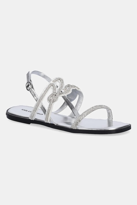 Karl Lagerfeld sandali OLYMPIA donna colore argento KL87425