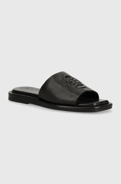 Kožené pantofle Gant Khiara dámské, černá barva, 28561583.G00