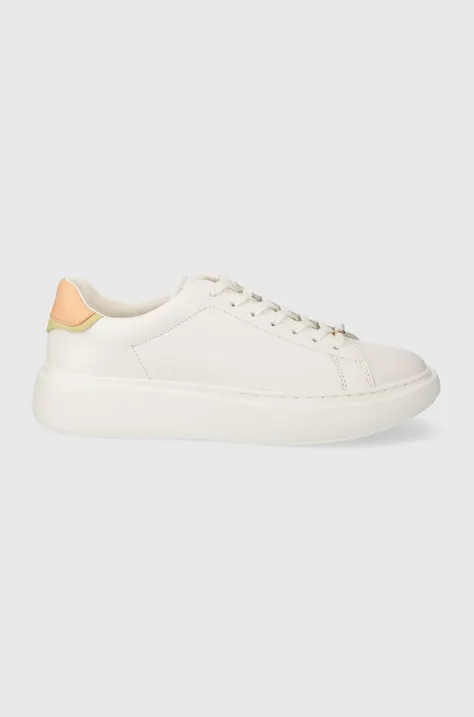 BOSS sneakersy skórzane Amber kolor biały 50517207