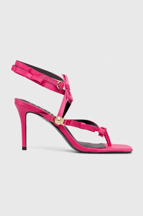 Σανδάλια Versace Jeans Couture Emily χρώμα: ροζ, 76VA3S74 ZS185 406
