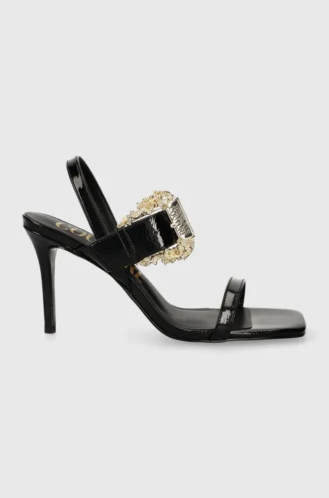 Versace Jeans Couture sandale Emily culoarea negru, 76VA3S71 ZS539 899