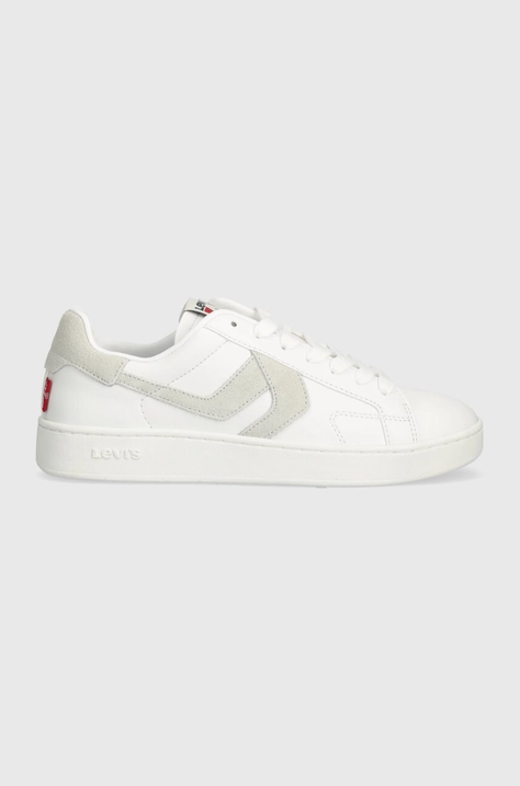 Sneakers boty Levi's SWIFT S bílá barva, 235659.51