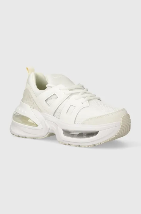 Sneakers boty Calvin Klein Jeans CHUNKY COMFAIR SOCK KT IN MET bílá barva, YW0YW01435