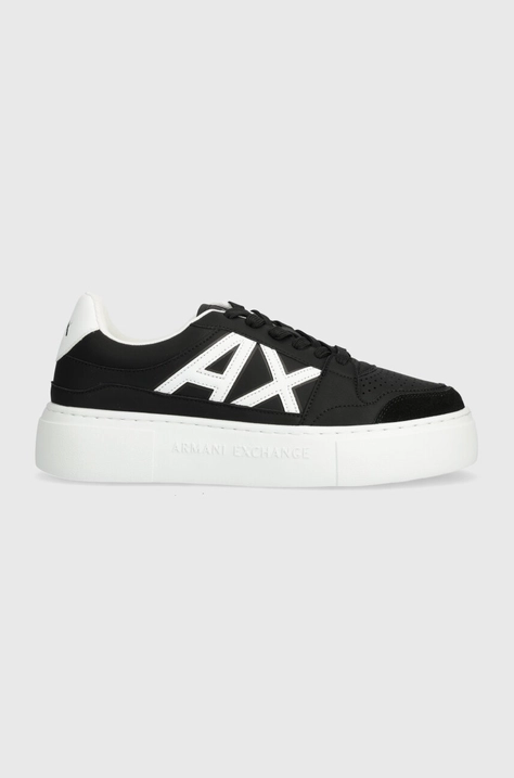 Sneakers boty Armani Exchange černá barva, XDX147 XV830 T037