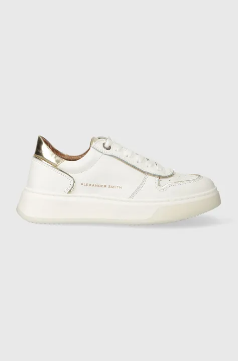 Шкіряні кросівки Alexander Smith Harrow колір білий ASAZHWW1651WGD