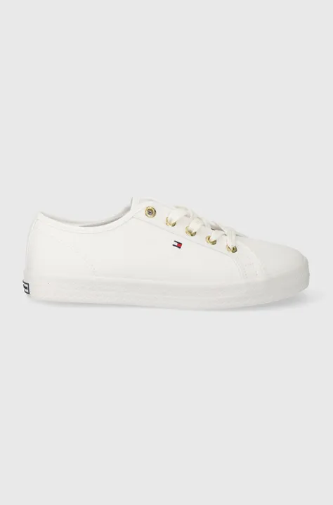 Tommy Hilfiger tenisówki ESSENTIAL NAUTICAL SNEAKER damskie kolor biały FW0FW06512