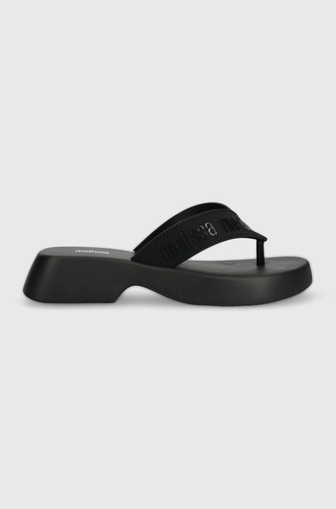 Melissa slapi MELISSA FLATFORM M LOVER AD femei, culoarea negru, cu platforma, M.35858.W173