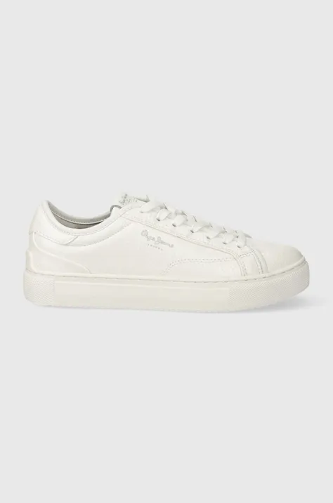 Pepe Jeans sneakers PLS31539 culoarea alb, ADAMS SNAKY