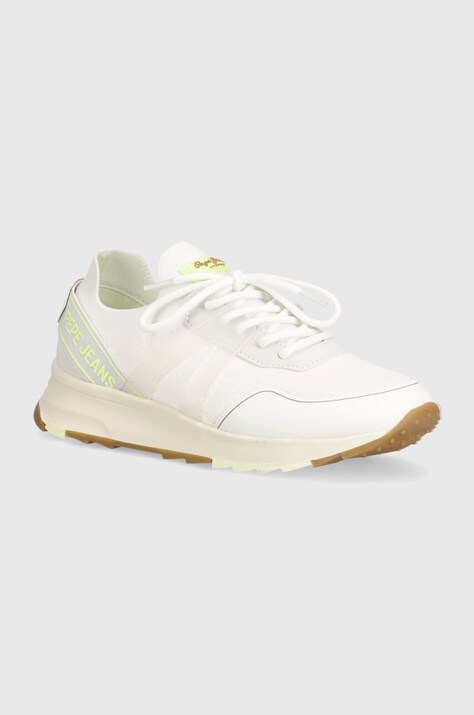 Pepe Jeans sneakers PLS60001 culoarea alb, JOY KNIT W