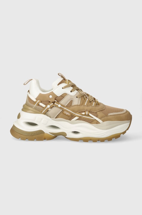 Buffalo sneakersy Triplet Hollow kolor beżowy 1630621