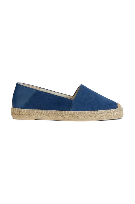 Geox espadryle zamszowe D LAMPEDUSA kolor niebieski D35V0A 02285 C4005