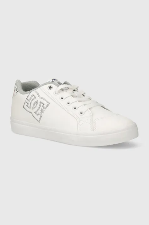 Sneakers boty DC CHELSEAPLUS bílá barva, ADJS300302