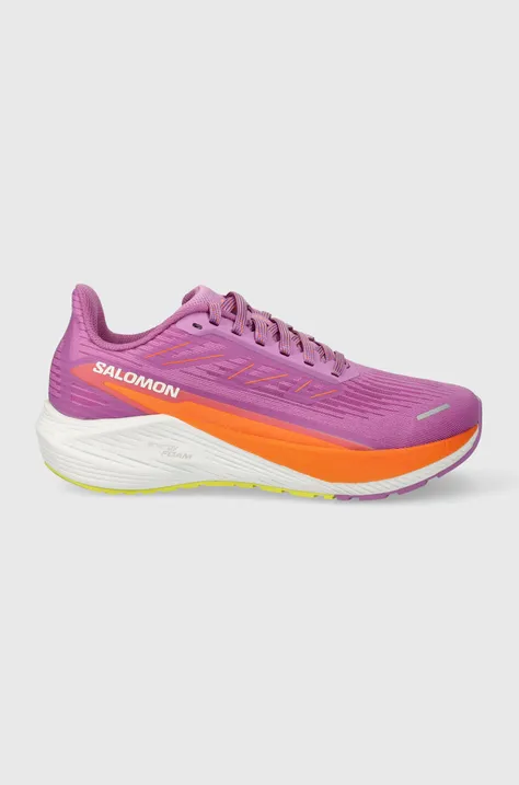 Бігові кросівки Salomon Aero Blaze 2 колір фіолетовий