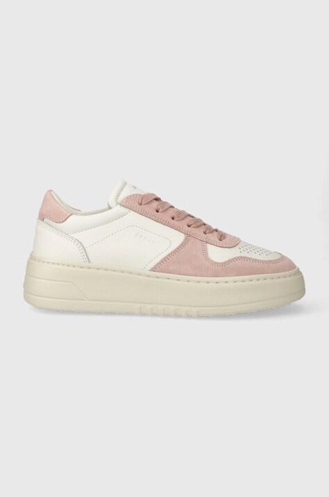 Copenhagen sneakers din piele Leather mix culoarea roz, CPH77