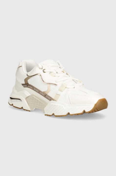 Guess sneakers CARRLI culoarea alb, FLGCAI FAB12