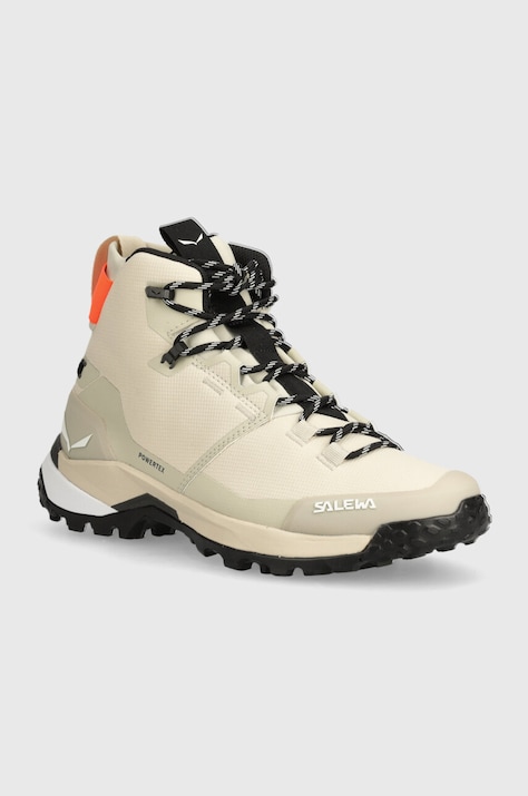 Черевики Salewa Puez Mid Powertex жіночі колір бежевий 00-0000061439