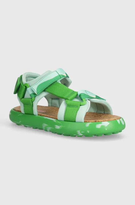 Sandale Camper Pelotas Flota Sandal za žene, boja: zelena, K201618.005