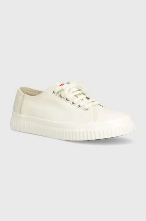 Πάνινα παπούτσια Camper Peu Roda χρώμα: άσπρο, K201591.004