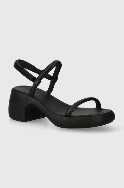 Kožené sandály Camper Thelma Sandal černá barva, K201596.001