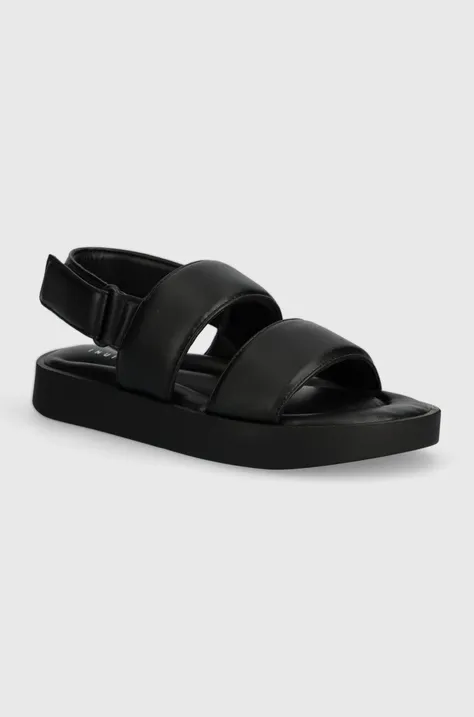 Sandale Inuikii Padded Velcro za žene, boja: crna, 70106-135