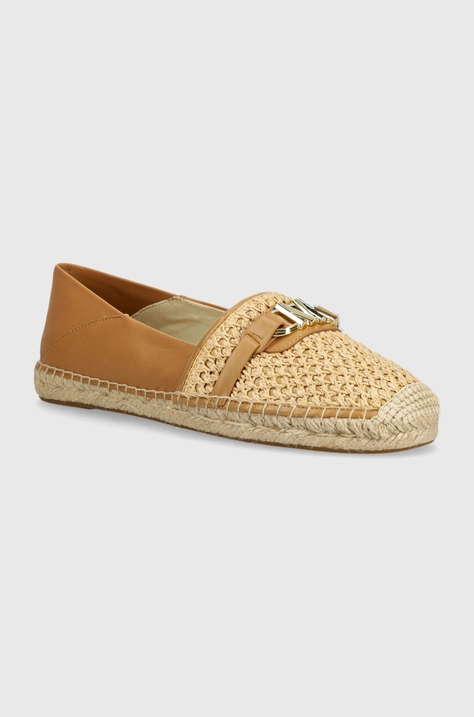 Espadrilky MICHAEL Michael Kors Ember hnědá barva, 40S4EBFP2D