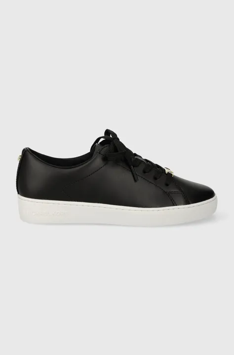 Δερμάτινα αθλητικά παπούτσια MICHAEL Michael Kors Keaton χρώμα: μαύρο, 43R4KTFS4L