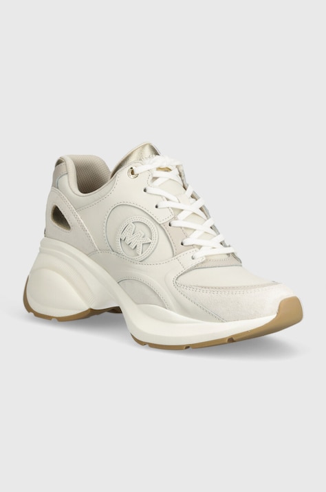 MICHAEL Michael Kors sneakers Zuma culoarea bej, 43S4ZUFS2D