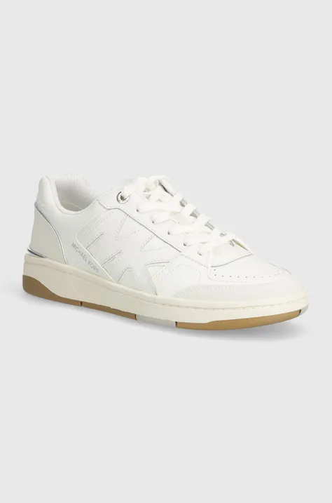 Δερμάτινα αθλητικά παπούτσια MICHAEL Michael Kors Rebel χρώμα: άσπρο, 43S4RLFS5D