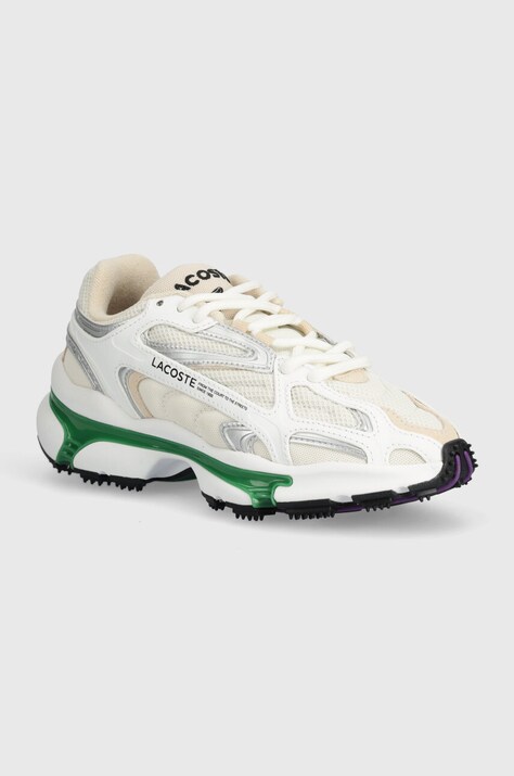Superge Lacoste L003 2K24 Textile bela barva, 47SFA0012