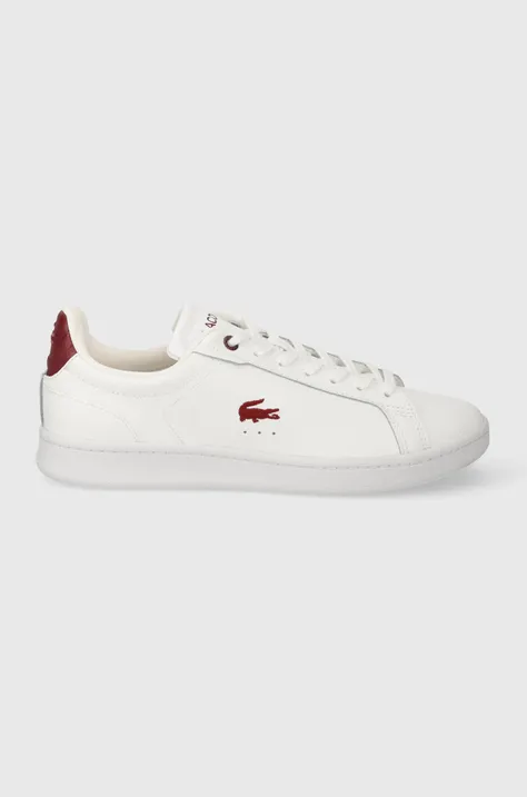 Lacoste sneakersy skórzane Carnaby Pro Leather kolor biały 47SFA0043