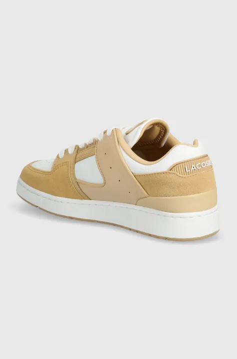 Lacoste sneakersy skórzane Court Cage Leather kolor beżowy 47SFA0105