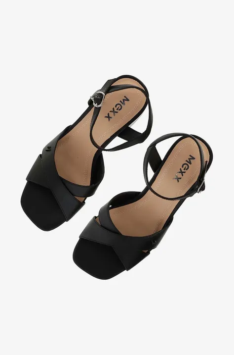Mexx sandały zamszowe Nalina kolor czarny MITY1602441W