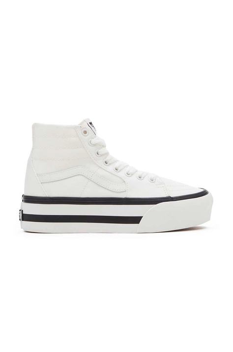 Tenisice Vans SK8-Hi Tapered Stackform za žene, boja: bijela, VN000CN5YB21