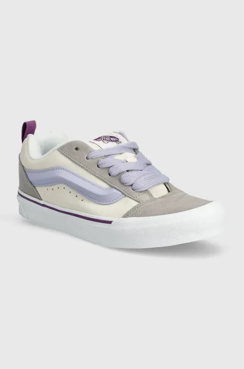 Σουέτ sneakers Vans Knu Skool χρώμα: γκρι, VN000CS0PRP1