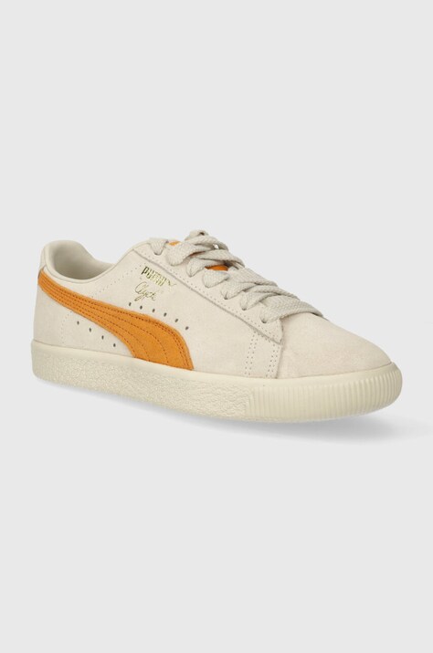 Замшеві кросівки Puma Clyde OG — SS24-OBD2WN, бежевий — фото 2