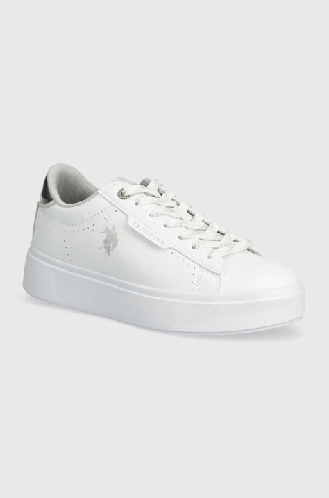 Sneakers boty U.S. Polo Assn. ASHLEY bílá barva, ASHLEY003W 4Y1